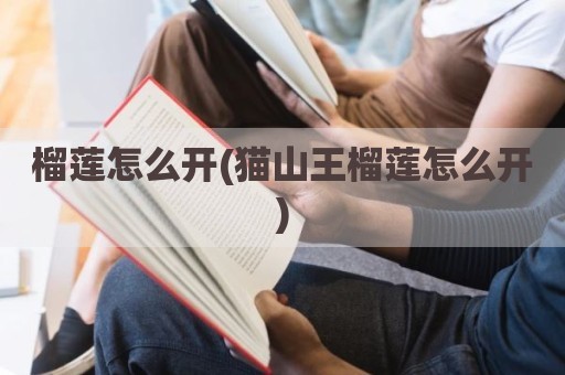 榴莲怎么开(猫山王榴莲怎么开)