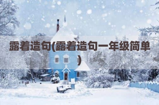 露着造句(露着造句一年级简单)