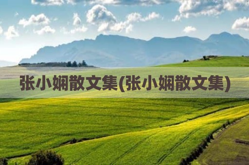 张小娴散文集(张小娴散文集)
