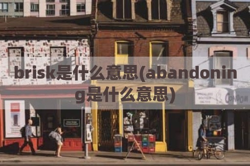 brisk是什么意思(abandoning是什么意思)