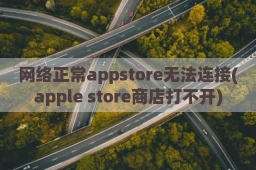 网络正常appstore无法连接(apple store商店打不开)