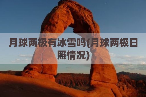 月球两极有冰雪吗(月球两极日照情况)