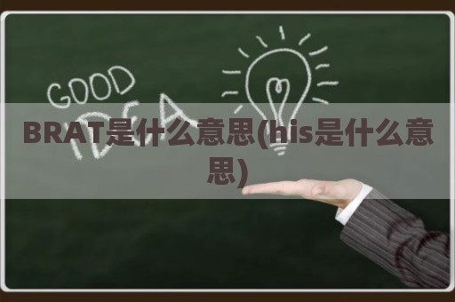 BRAT是什么意思(his是什么意思)