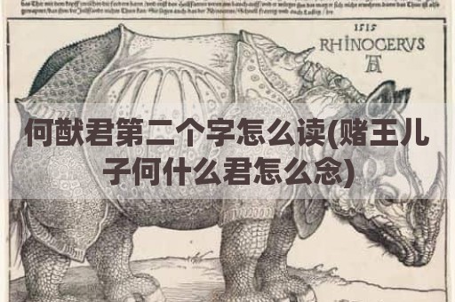 何猷君第二个字怎么读(赌王儿子何什么君怎么念)