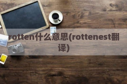 rotten什么意思(rottenest翻译)