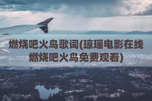 燃烧吧火鸟歌词(琼瑶电影在线燃烧吧火鸟免费观看)