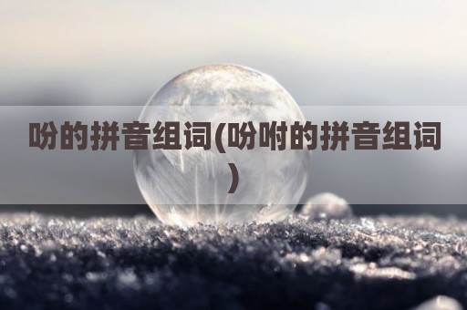吩的拼音组词(吩咐的拼音组词)
