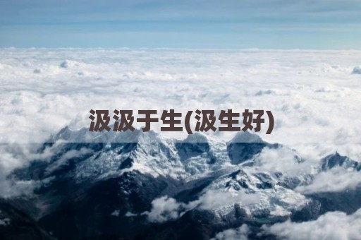 汲汲于生(汲生好)