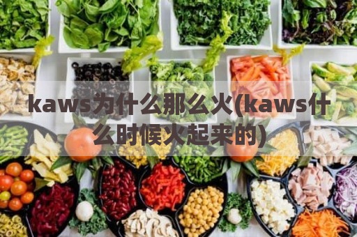 kaws为什么那么火(kaws什么时候火起来的)