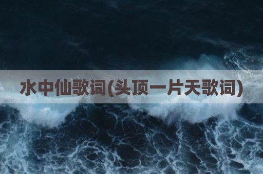 水中仙歌词(头顶一片天歌词)