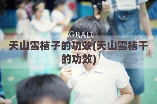 天山雪桔子的功效(天山雪桔干的功效)