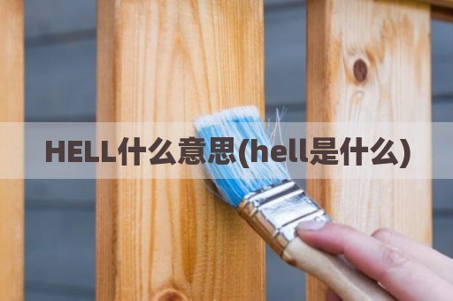 HELL什么意思(hell是什么)