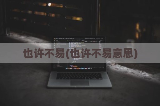 也许不易(也许不易意思)