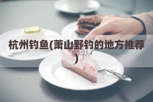 杭州钓鱼(萧山野钓的地方推荐)