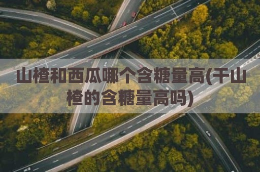 山楂和西瓜哪个含糖量高(干山楂的含糖量高吗)