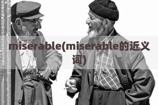 miserable(miserable的近义词)