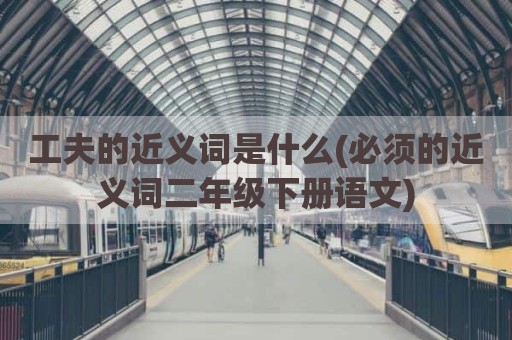 工夫的近义词是什么(必须的近义词二年级下册语文)