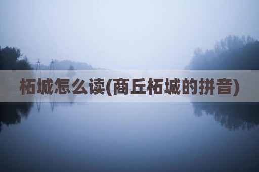 柘城怎么读(商丘柘城的拼音)
