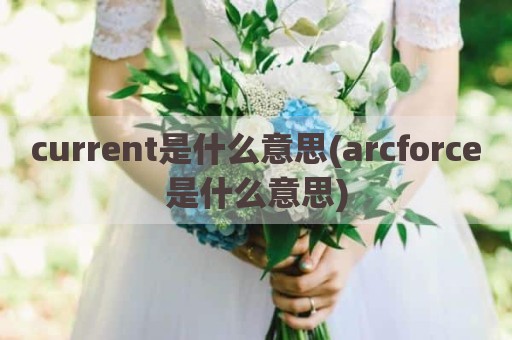 current是什么意思(arcforce是什么意思)
