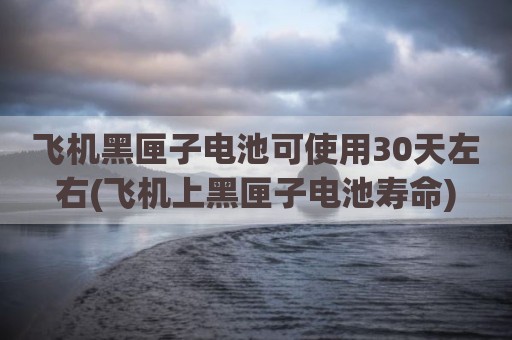 飞机黑匣子电池可使用30天左右(飞机上黑匣子电池寿命)