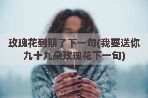玫瑰花到期了下一句(我要送你九十九朵玫瑰花下一句)