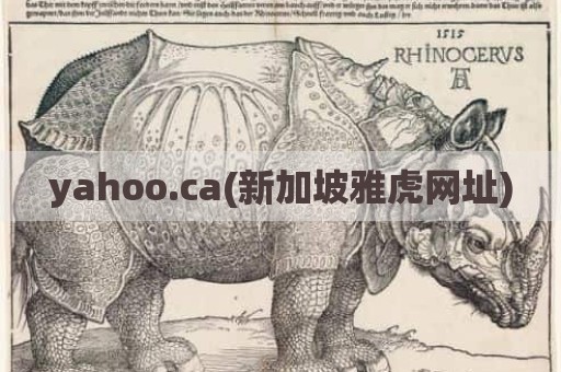 yahoo.ca(新加坡雅虎网址)