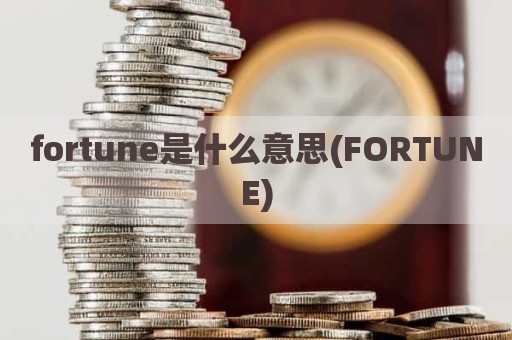 fortune是什么意思(FORTUNE)
