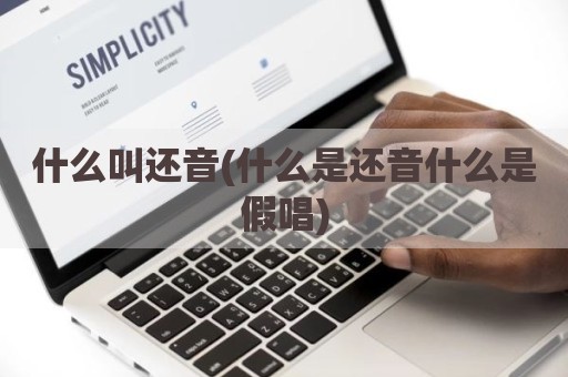 什么叫还音(什么是还音什么是假唱)