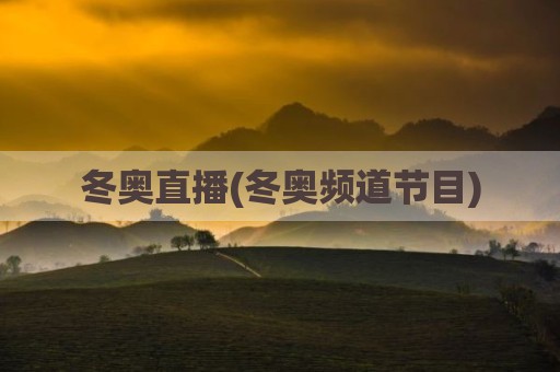 冬奥直播(冬奥频道节目)