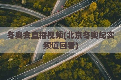 冬奥会直播视频(北京冬奥纪实频道回看)