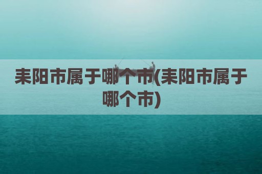 耒阳市属于哪个市(耒阳市属于哪个市)