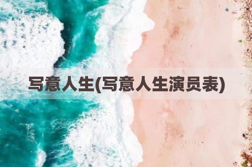写意人生(写意人生演员表)