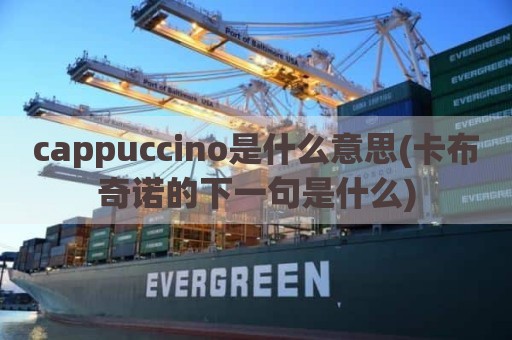 cappuccino是什么意思(卡布奇诺的下一句是什么)