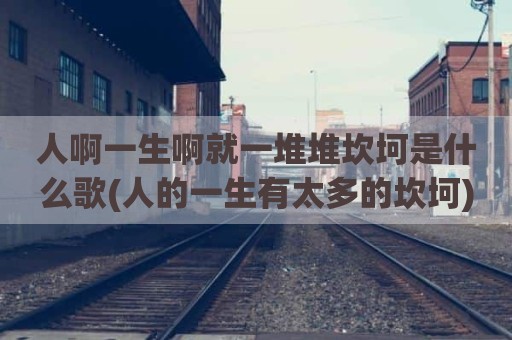 人啊一生啊就一堆堆坎坷是什么歌(人的一生有太多的坎坷)