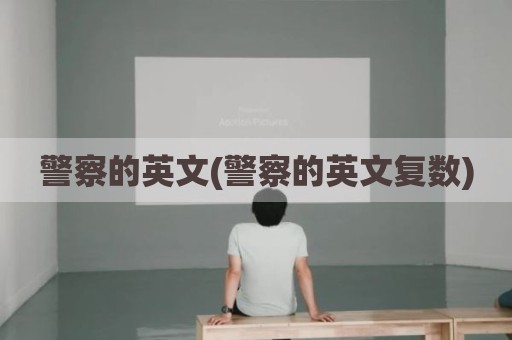 警察的英文(警察的英文复数)