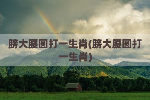 膀大腰圆打一生肖(膀大腰圆打一生肖)