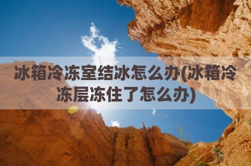 冰箱冷冻室结冰怎么办(冰箱冷冻层冻住了怎么办)