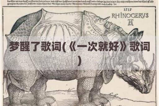 梦醒了歌词(《一次就好》歌词)