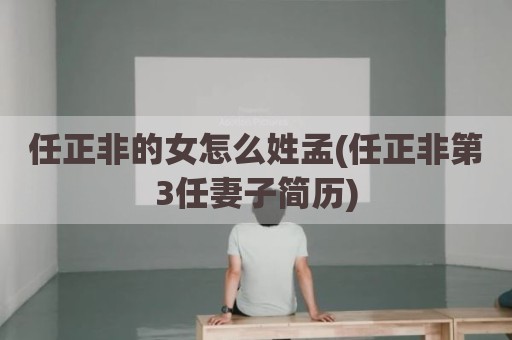 任正非的女怎么姓孟(任正非第3任妻子简历)
