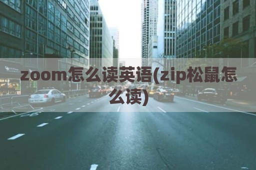 zoom怎么读英语(zip松鼠怎么读)
