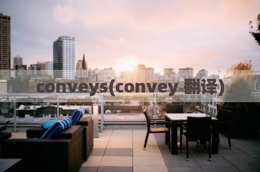 conveys(convey 翻译)