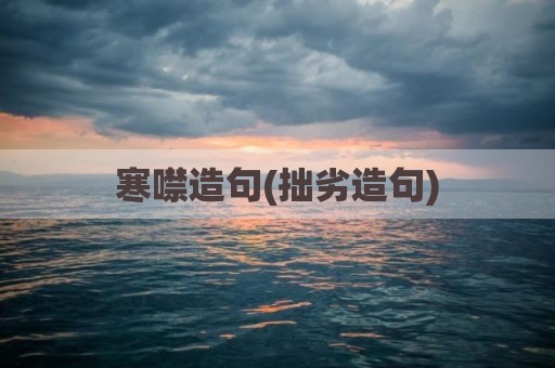 寒噤造句(拙劣造句)