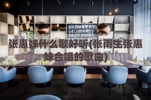 张惠妹什么歌好听(张雨生张惠妹合唱的歌曲)