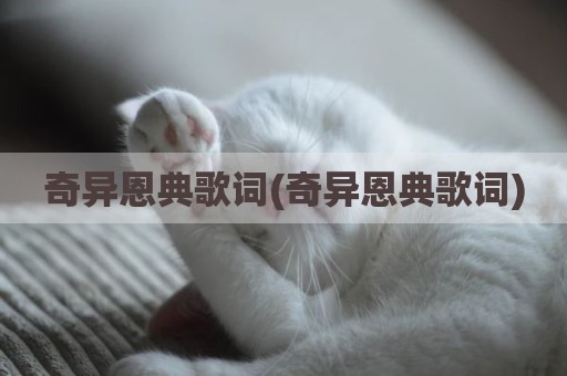 奇异恩典歌词(奇异恩典歌词)