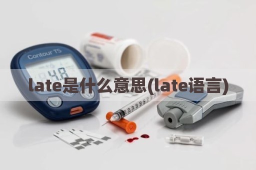 late是什么意思(late语言)