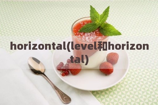 horizontal(level和horizontal)