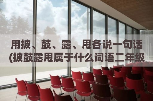 用披、鼓、露、甩各说一句话(披鼓露甩属于什么词语二年级)
