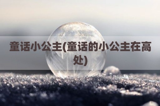 童话小公主(童话的小公主在高处)