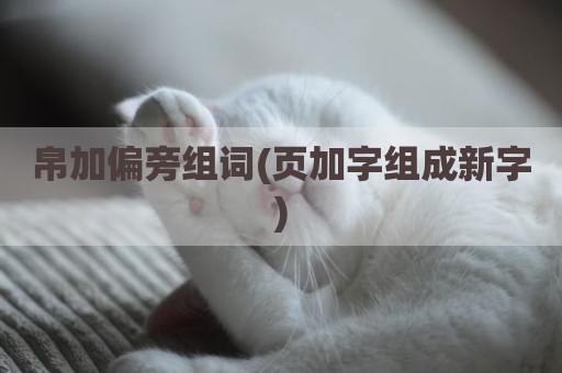 帛加偏旁组词(页加字组成新字)