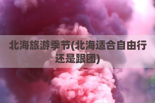 北海旅游季节(北海适合自由行还是跟团)